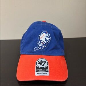 New York Mets MLB 47 Brand Clean Up Baseball Hat Adjustable NWT